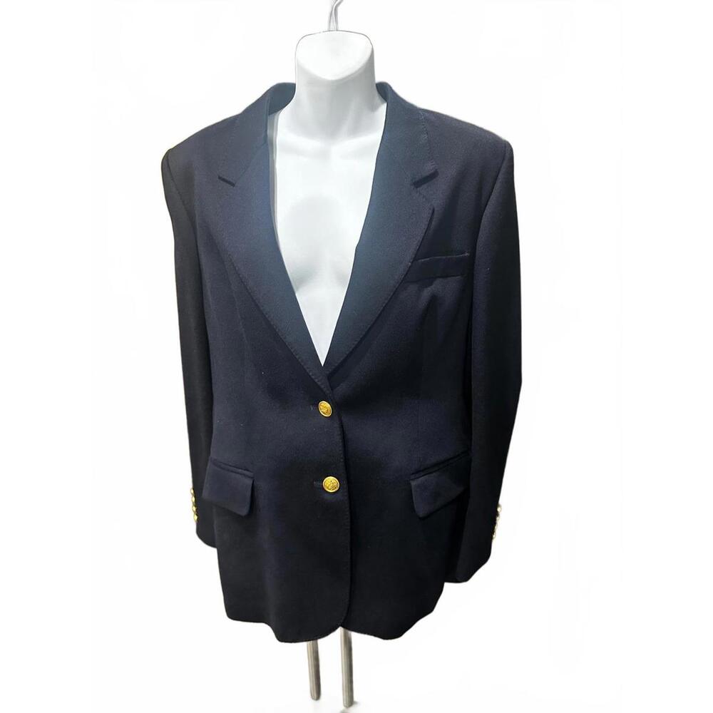 100% Cashmere Navy Blazer made in England